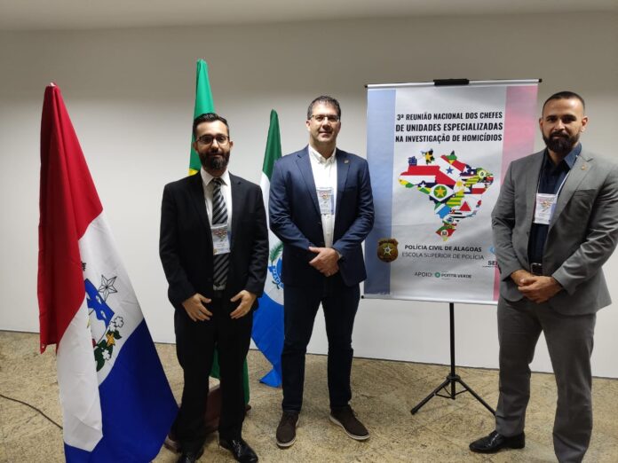 Chefes de unidades de investigação de homicídios debatem índice nacional em reunião em Maceió
