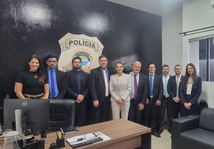 Diretor do Departamento de Polícia do Interior visita a Delegacia Regional de Aquidauana e prefeitura municipal, para traçar metas e definir objetivos de melhoria da segurança pública na região