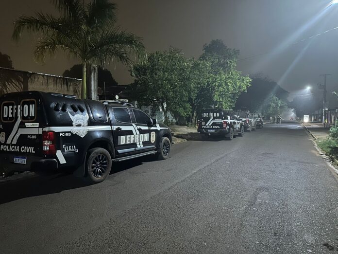 Polícia Civil do Mato Grosso do Sul presta apoio à Polícia Civil do Mato Grosso, em operação contra o tráfico de drogas em Ponta Porã