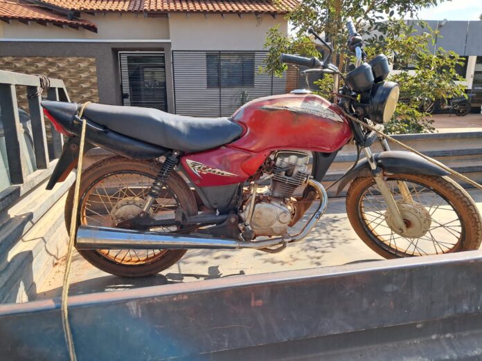 Polícia Civil recupera moto furtada em Itaporã