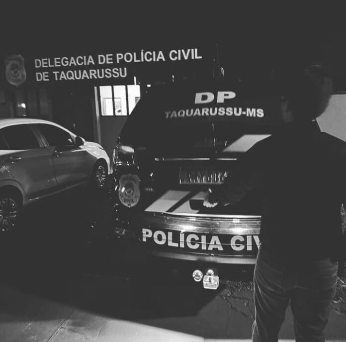 Polícias Civil e Militar cumprem mandado de prisão de autor de tentativa de homicídio, em Taquarussu