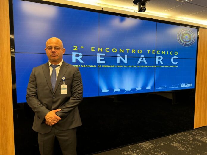 Delegado titular da DENAR participa, em Brasília, de encontro técnico de enfrentamento ao narcotráfico
