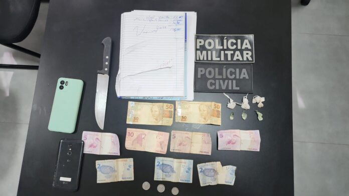 Polícia Civil desarticula ponto de tráfico de drogas em operação conjunta em Santa Rita do Pardo