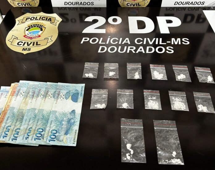 Polícia Civil prende em flagrante homem que realizava “delivery” de drogas em Dourados