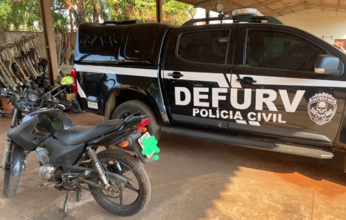 Polícia Civil recupera motocicleta furtada em 2022 em Campo Grande