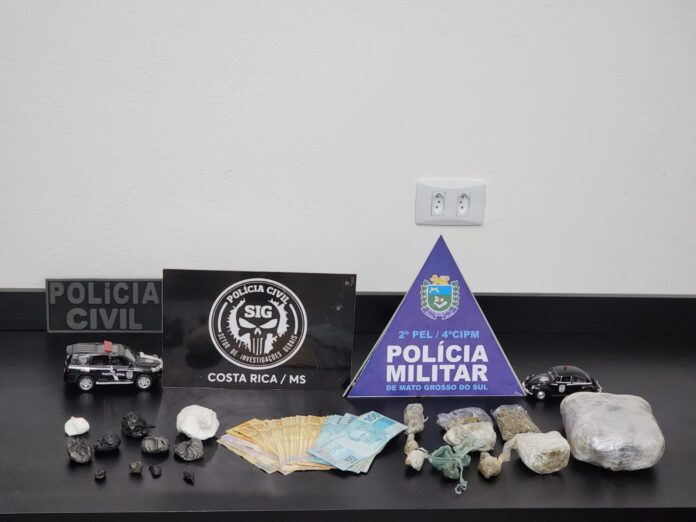 Polícia Civil representa pela prisão temporária e pela expedição do mandado de busca e apreensão contra investigados por tráfico de drogas em Costa Rica