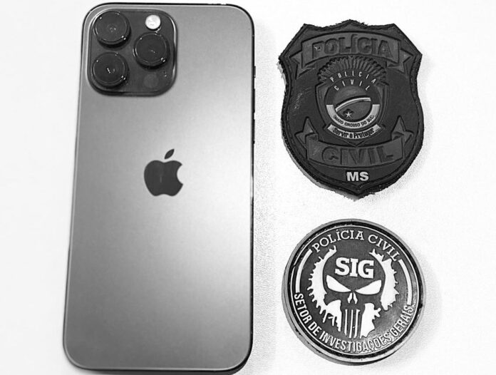 Polícia civil recupera celular furtado e prende o receptador em Corumbá