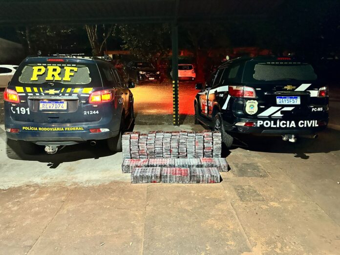 Ação conjunta entre a Polícia Civil e Polícia Rodoviária Federal resulta na apreensão de aproximadamente 200kg de cocaína em Aral Moreira