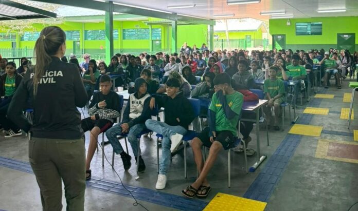Polícia Civil inicia Segunda Frente do Plano de Ações em Corumbá: Projeto “Delegacia Vai às Escolas” em Corumbá