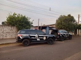 Polícia Civil prende em flagrante delito quatro indivíduos por tráfico de drogas e porte de arma de fogo de uso restrito em Nova Andradina