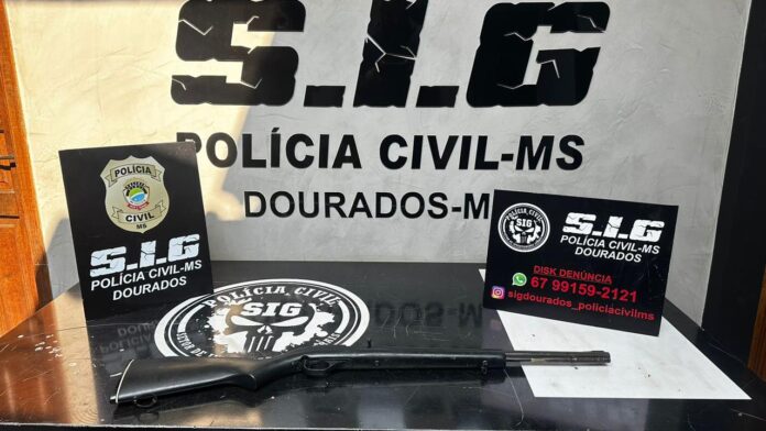 Homem é preso pela Polícia Civil em Dourados, por disparos de arma de fogo