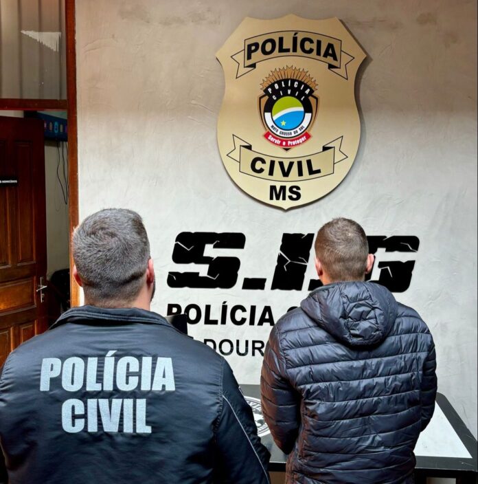 Foragido condenado por tráfico de drogas em São Paulo é preso por policiais civis em Dourados