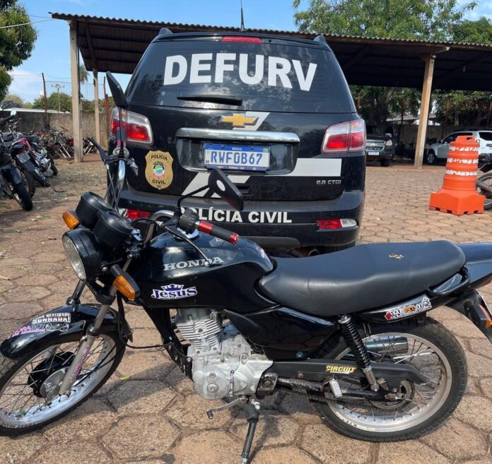 Polícia Civil apreende terceira motocicleta adulterada na semana, intensificando o combate à comercialização de veículos com sinais identificadores adulterados em Campo Grande