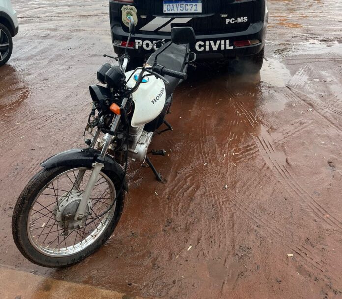 Polícia Civil identifica autor e recupera moto furtada em Ribas do Rio Pardo