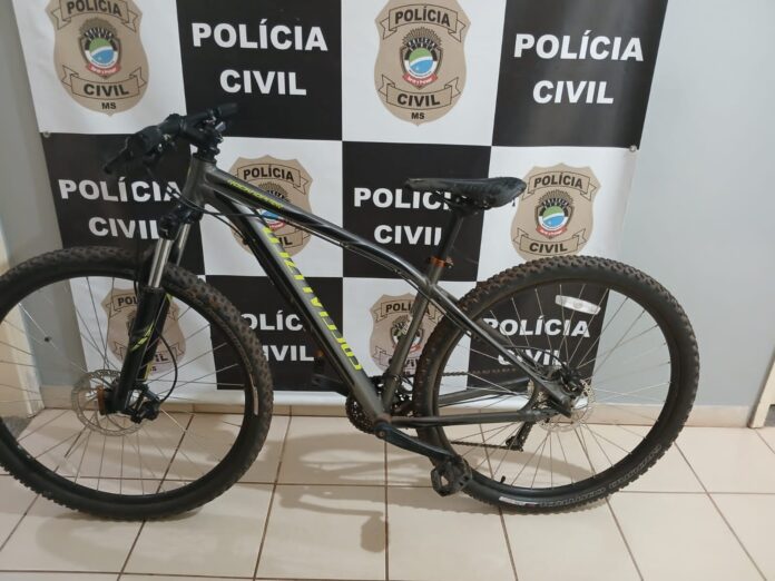 Polícia Civil recupera bicicleta furtada e identifica autor do crime em Coxim