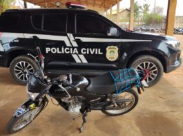 Polícia Civil apreende motocicleta adulterada em bairro da Capital