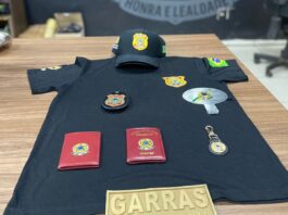 Polícia Civil cumpre mandado de busca em desfavor de suspeito que utilizava indevidamente símbolos oficiais em Campo Grande