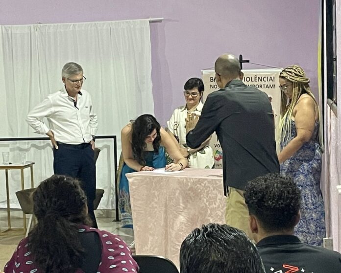 Funtrab participa de assinatura do termo de parceria do Instituto Aciesp para inauguração do espaço empreendedor