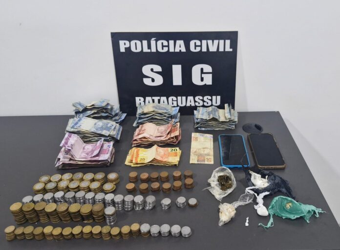 Polícia Civil Prende suspeito de tráfico de drogas próximo a escola estadual em Bataguassu