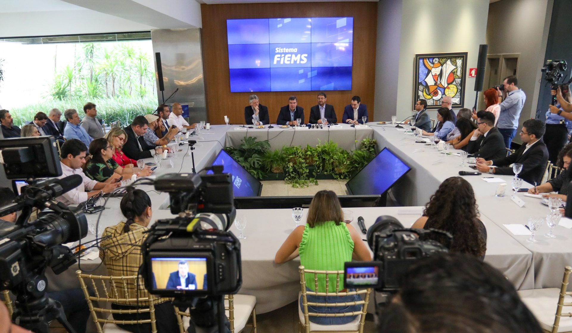 Coletiva FIEMS Foto Saul Schramm