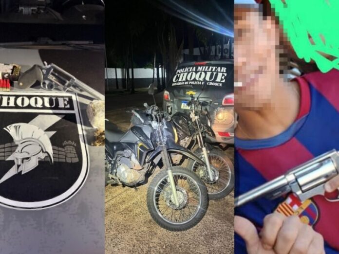 Armado, menor procurado por assassinato no Jd. Nhanhá foge de abordagem do Choque