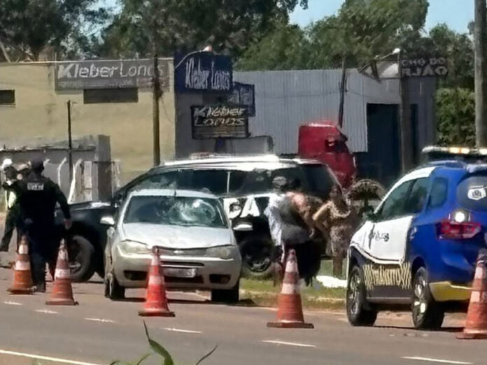 Homem morre após ser atropelado por carro na MS-164, em Ponta Porã