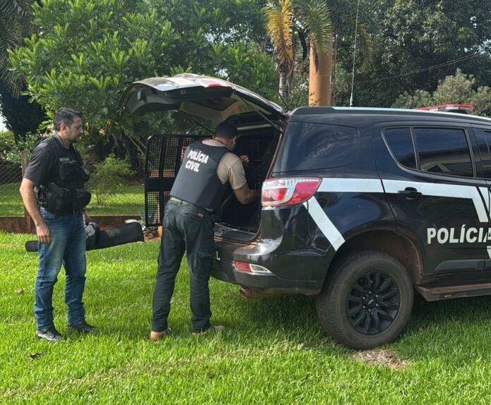 Polícia Civil cumpre mandado de busca e apreende armas e munições em Sidrolândia
