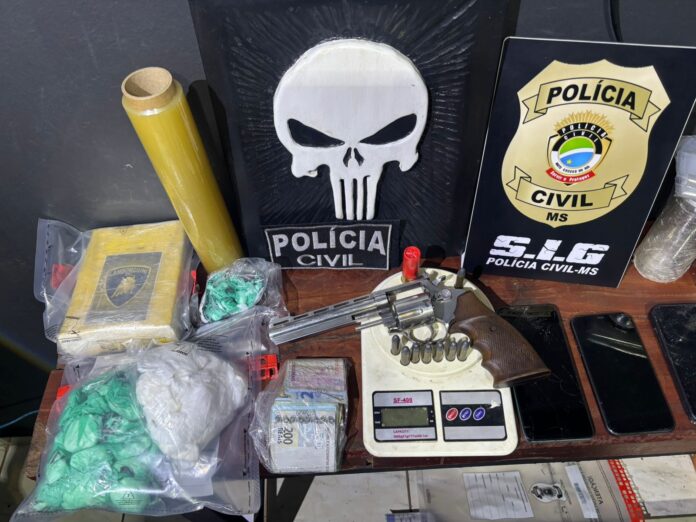 Operação da Polícia Civil resulta na prisão de traficante com mais de 1,3 kg de cocaína em Bonito