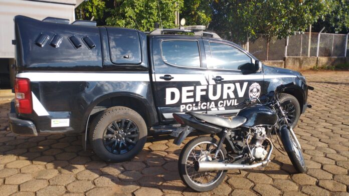 Polícia Civil apreende motocicleta adulterada no Bairro Vila Fernanda, em Campo Grande