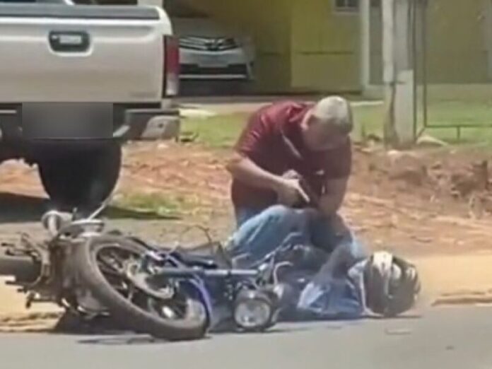 VÍDEO: Ladrão é preso em flagrante por policial a paisana após assaltar mercado em Mundo Novo