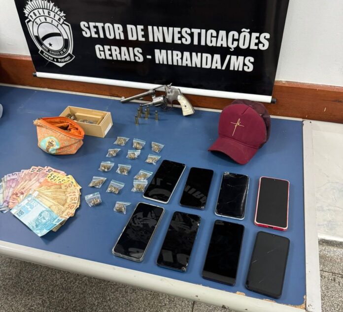 Ação conjunta das Polícias Civil e Militar prende apontados por homicídio ocorrido em praça de Miranda