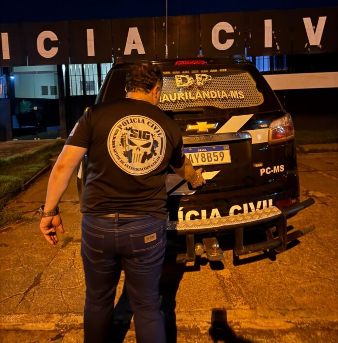 Polícia Civil prende homem de 42 anos investigado por tráfico, apreende arma de fogo e desarticula braço do crime em Anaurilândia