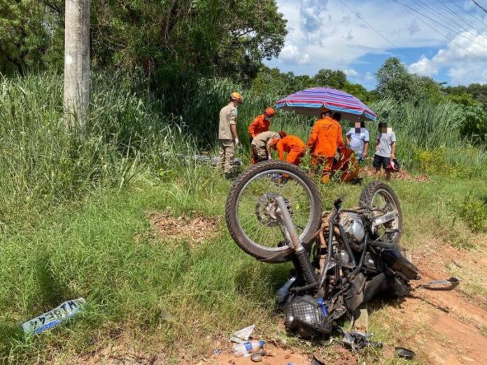 Motociclista fica gravemente ferido durante acidente em Anastácio