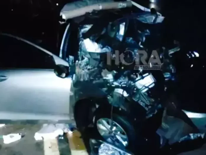 Motorista morre preso as ferragens após colisão frontal em Santa Rita do Pardo