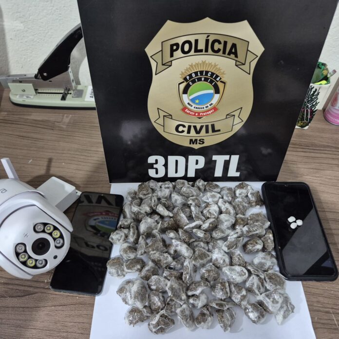 Polícia Civil prende dois traficantes durante ação em Três Lagoas