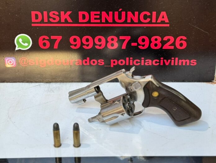 Polícia Civil prende homem por posse irregular de arma de fogo em Dourados