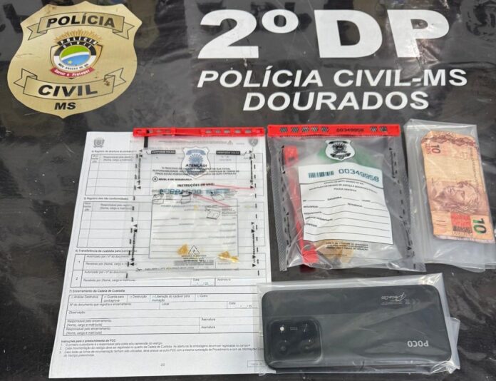 Polícia Civil prende suspeito por tráfico de drogas em Dourados