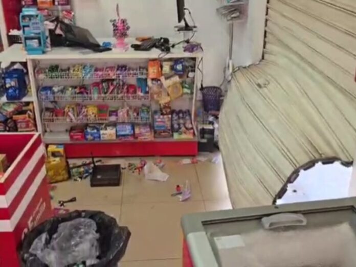 VÍDEO: Bandidos entraram em confronto com a PM após furtarem farmácia da Capital; um morreu