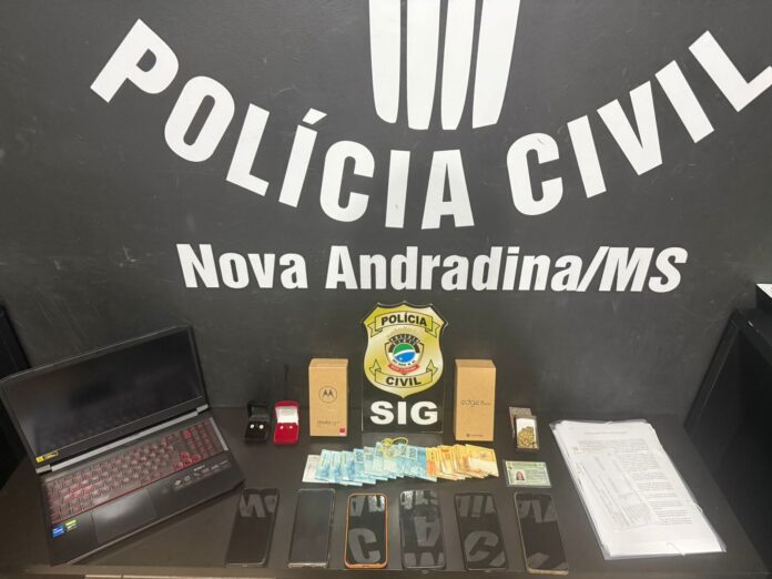 Polícia Civil prende quatro por fraude eletrônica em Nova Andradina