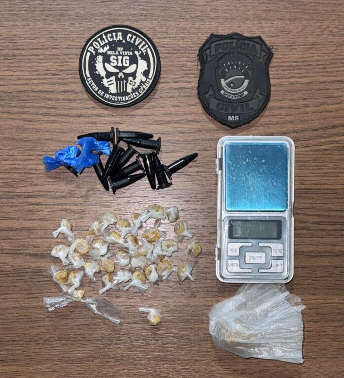 Polícia Civil de Mato Grosso do Sul prende mulher em flagrante por tráfico de drogas em Bela Vista