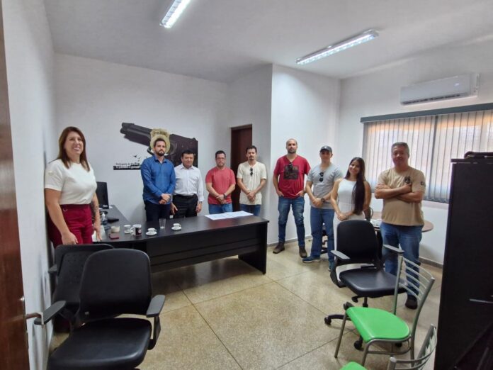 Delegacia de Brasilândia recebe visita institucional da Delegacia Regional de Bataguassu