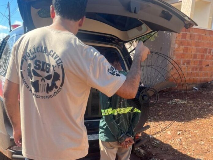 Homem é preso após comprar ventilador furtado de creche em troca de crack