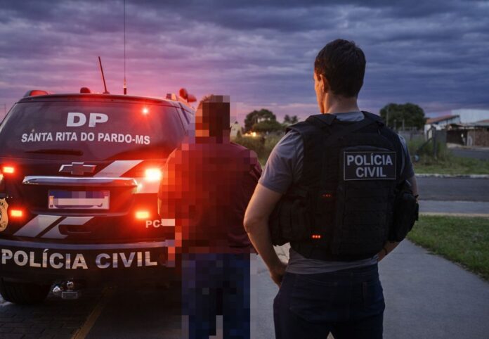 Polícia Civil cumpre mandado de prisão preventiva contra estelionatário foragido em Santa Rita do Pardo