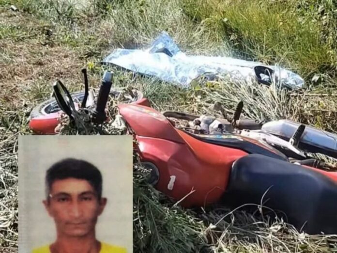 Queda de moto mata homem e deixa mulher gravemente ferida na MS-384, em Bela Vista