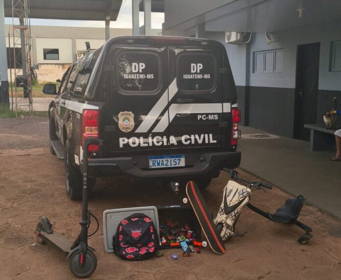 Polícia Civil identifica crianças que furtaram residência no último domingo, em Iguatemi