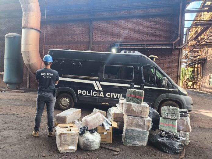 Polícia Civil incinera meia tonelada de entorpecentes em Ribas do Rio Pardo