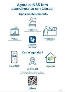 Projeto-piloto do INSS oferece suporte em Libras presencial e remoto
