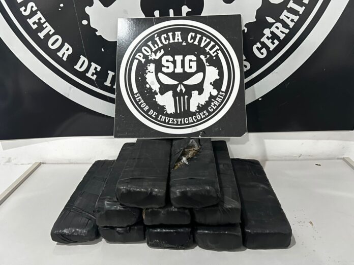 Mulher transportando 8 kg de maconha é presa pela Polícia Civil em Três Lagoas