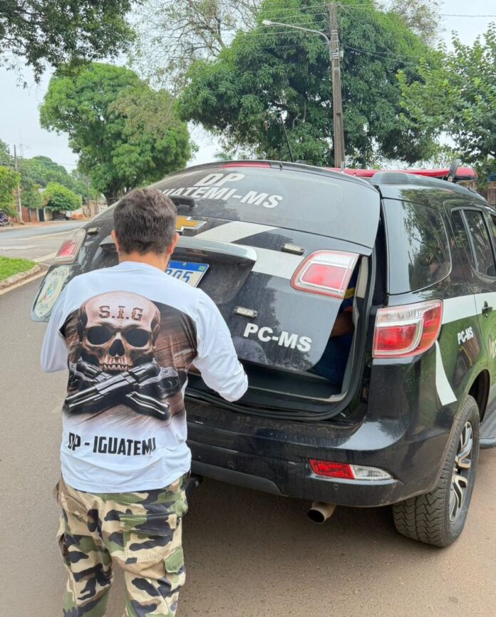 Polícia Civil cumpre mandado de prisão decorrente de regressão cautelar em Iguatemi
