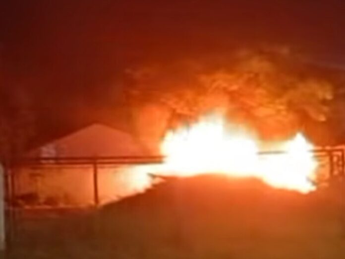 VÍDEO: Imóvel de casal assassinado é incendiado no Jardim Noroeste